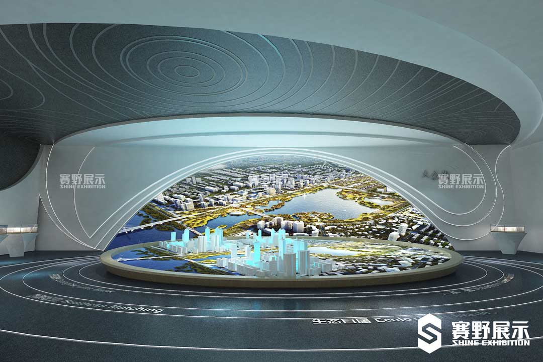水晶沙盤模型