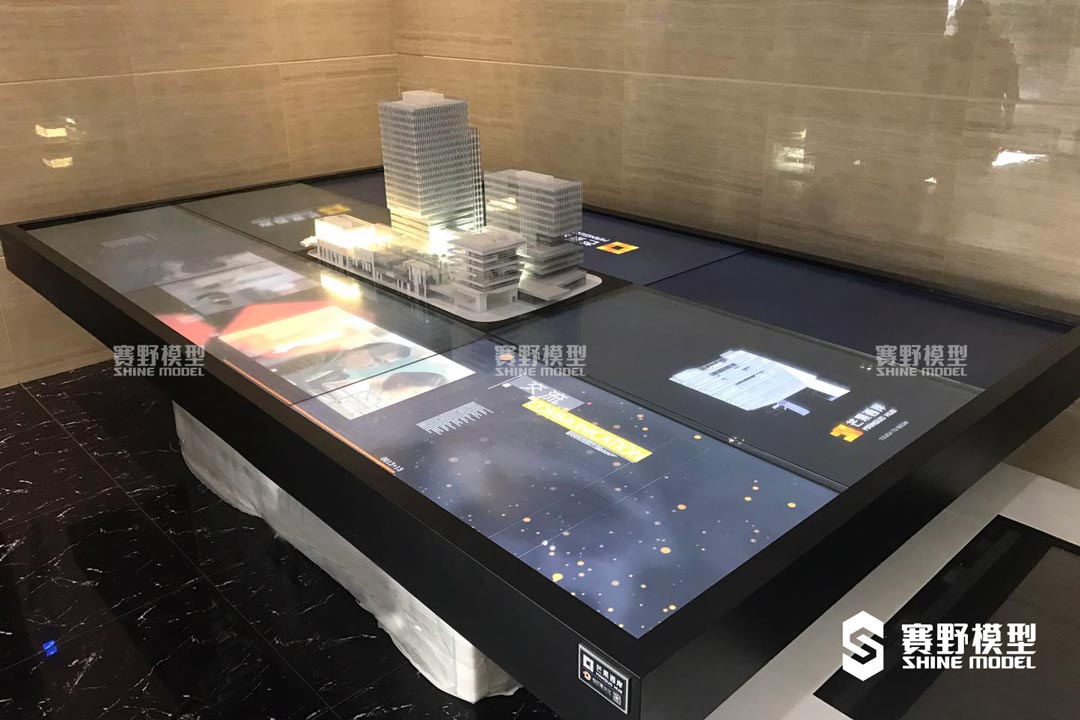 水晶沙盤模型